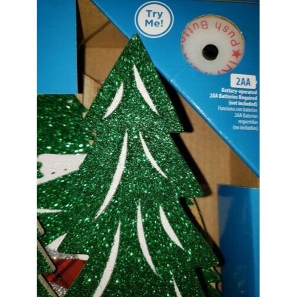 Led Lighted Sign Glitter Wood Christmas Red Truck Fresh Cut Christmas Trees - Picture 4 of 4